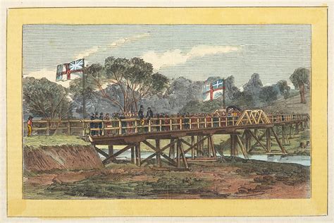 The Belinfante Bridge Over The Cudgegong River Antique Print Map Room