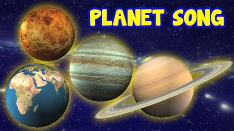 El único planeta al cual no le dieron un nombre fue a la tierra, esto se estos cinco planetas fueron nombrados por astrónomos de esa época. Canción Del Planeta | Video Educativo Para Niños | Nombres ...