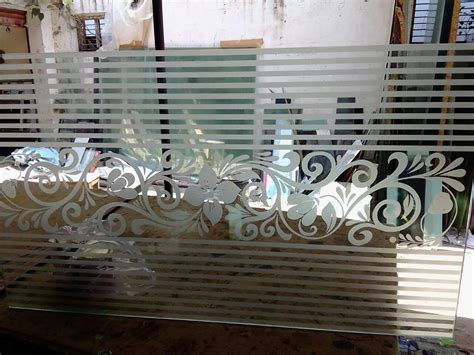With any of our glass railing, you can expect quality, safety and simple assembly. Glass Etching | Door glass design, Frosted glass design