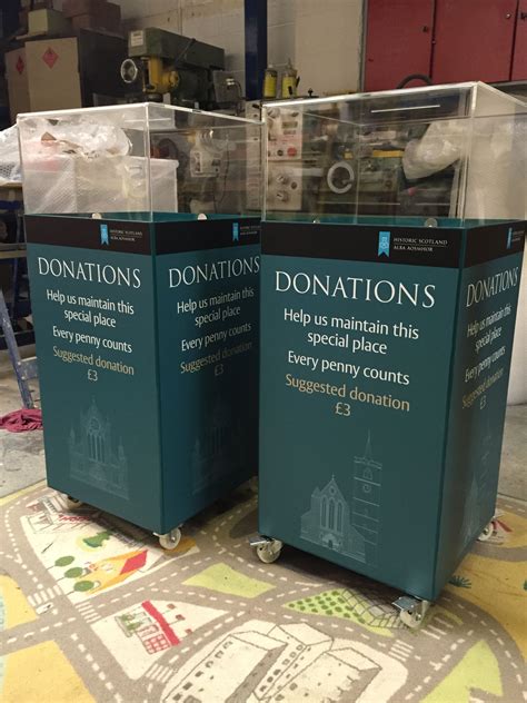 Cardboard Donation Bins