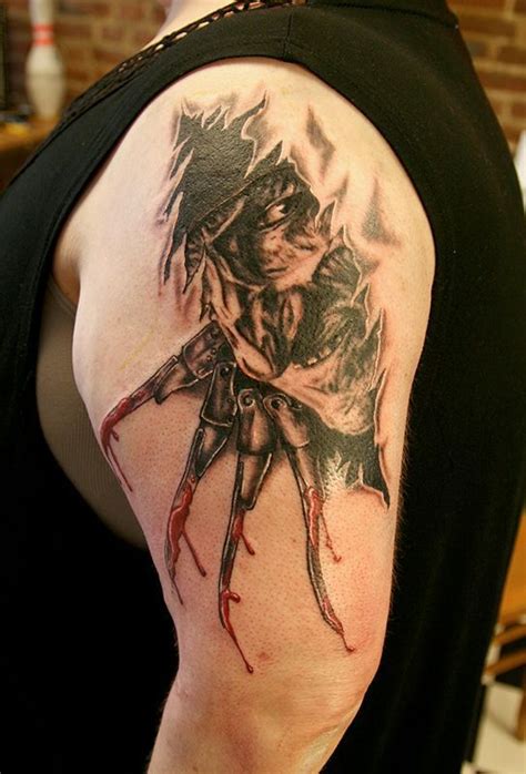 Done by jacob young at elm street tattoo in dallas, tx. nightmare on elm street tattoos | Freddy krueger tattoo ...