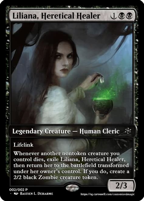 Liliana Heretical Healer And Liliana Defiant Necromancer Magic The