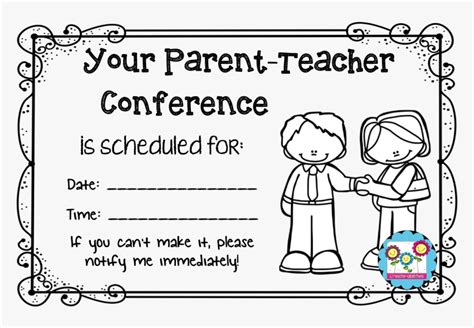 Teacher Conference Parents Parent Teacher Conference Reminder