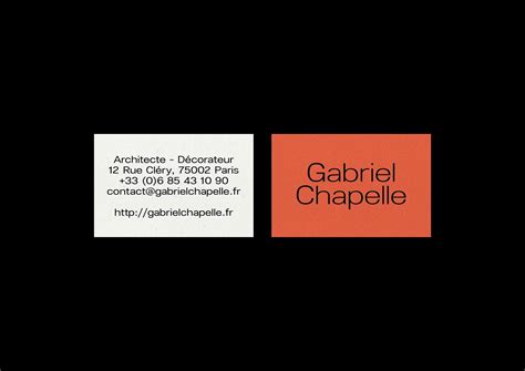 Gabriel Chapelle - bonjour garçon studio | Chapelle, Identity, Gabriel