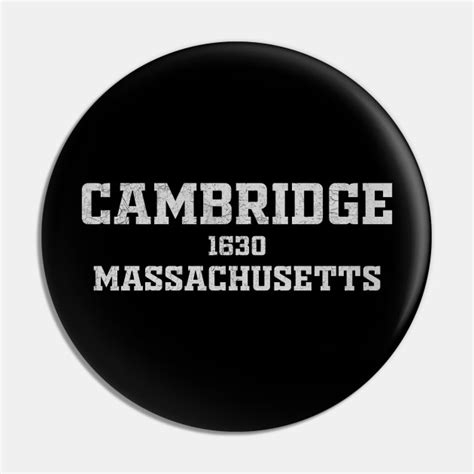 Cambridge Massachusetts Cambridge Massachusetts Pin Teepublic