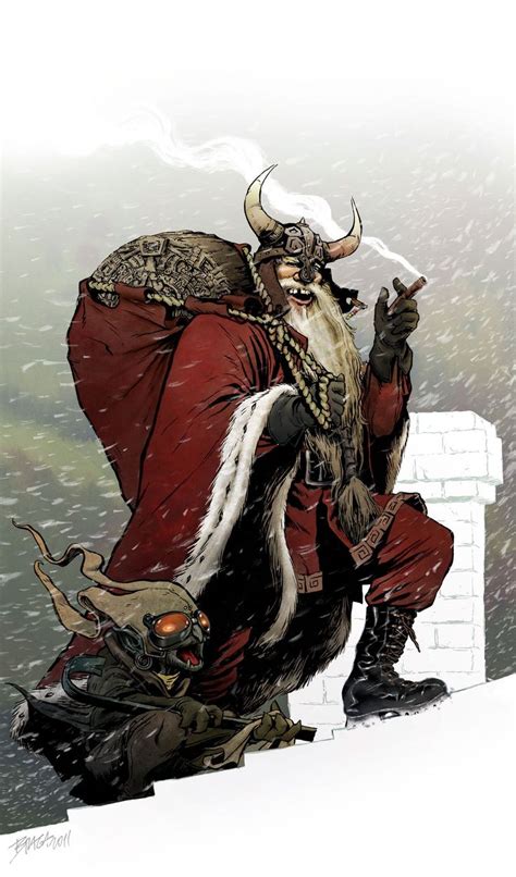 The 30 Most Badass Pieces Of Santa Claus Fan Art Art Character Art
