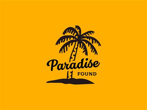 Paradise Found Paradise Paradise Found Business Card Design Inspiration