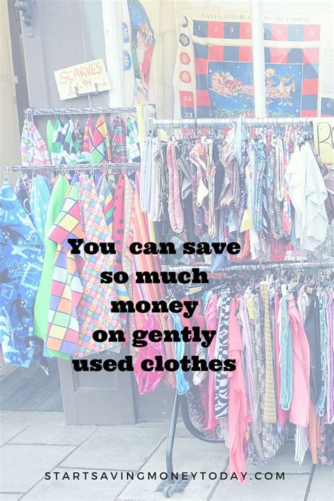 Save money on used clothes - The Art of Frugal Living