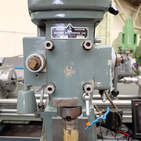 A Beaver Beavermill Mk2 Vertical Turret Head Milling Machine With