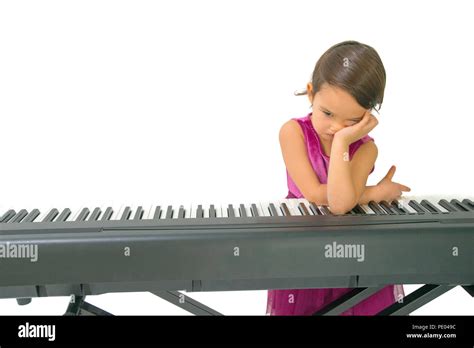 Child Practicing Piano Cut Out Stock Images And Pictures Alamy