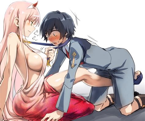 Zero Two And Hiro Darling In The Franxx Drawn By Herozuxxhrd