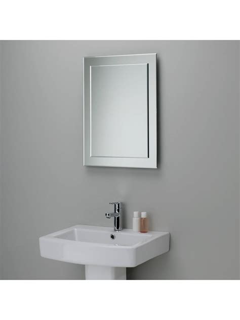 John Lewis And Partners Duo Wall Bathroom Mirror 60 X 45cm At John Lewis And Partners