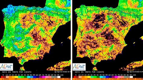 La Sequía En España En Visión Satelital