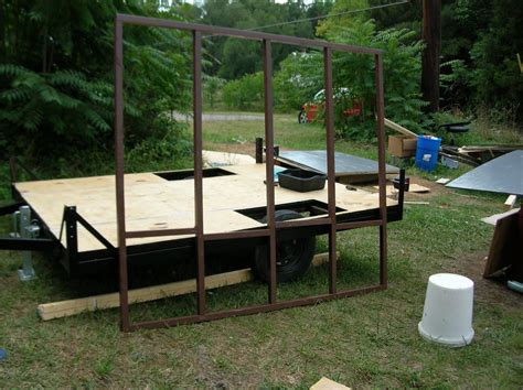 Pop up camper trailer frame. Build Your Own Enclosed Trailer Using A Pop-Up Camper ...