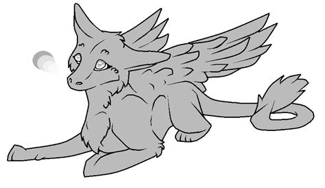 Dutch Angel Dragon Lineart By Nerdycatinatophat On Deviantart