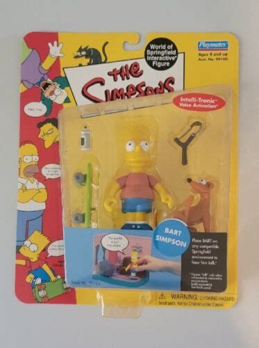 Toy The Simpsons Bart Simpson Playmates Action Figure Vintage Collectors New 4652704942