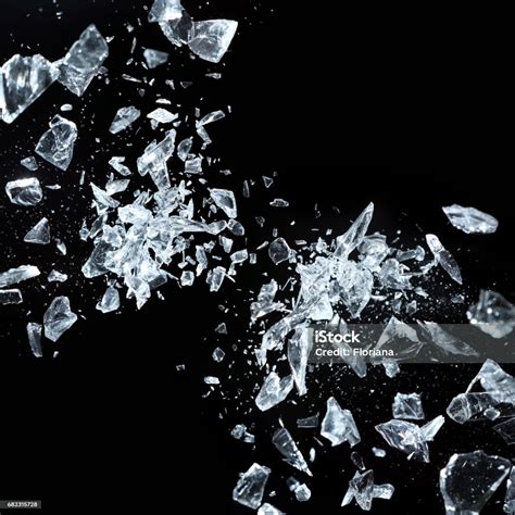 Sharp Fragments Of Broken Crystal Stock Photo Download Image Now