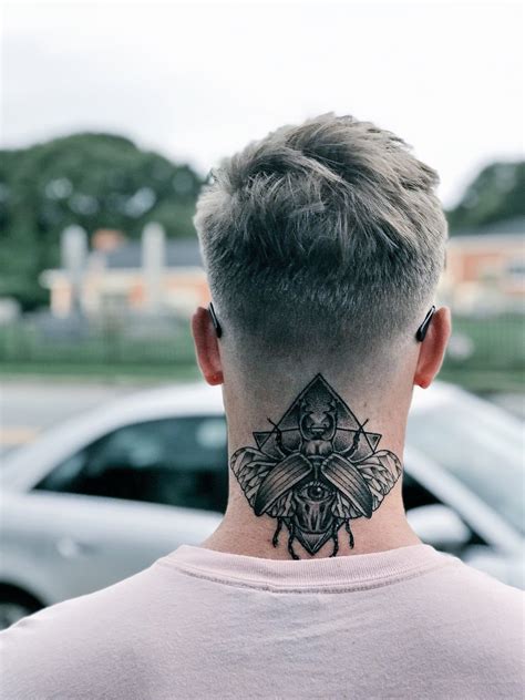 Back Of The Neck Tattoos For Men