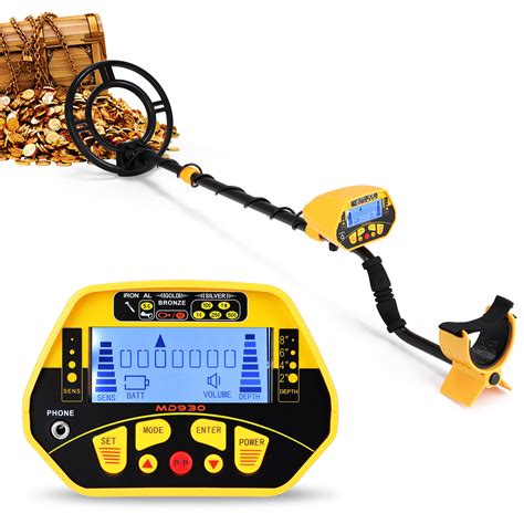 Md930 Professional Underground Metal Detector With Lcd High Sensitivity