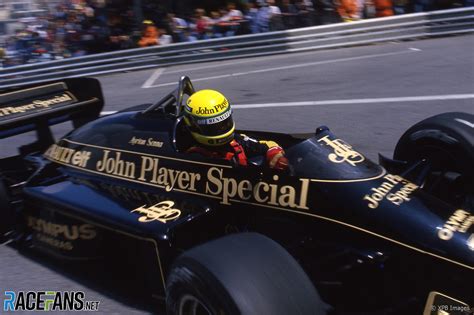 Ayrton Senna Lotus Monaco 1985 · Racefans