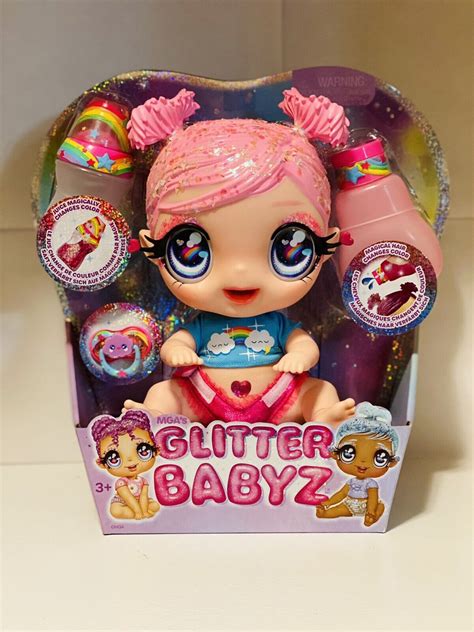 Glitter Babyz Dreamia Stardust Baby Doll With 3 Magical Color Changes