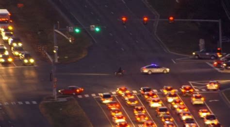 Motorcyclist Arrested Following Rush Hour Police Chase In Virginia