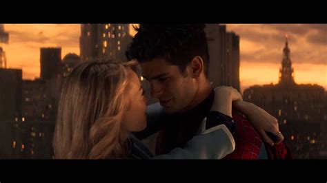The Amazing Spiderman 2 Kiss Scene You Are My Path Youtube