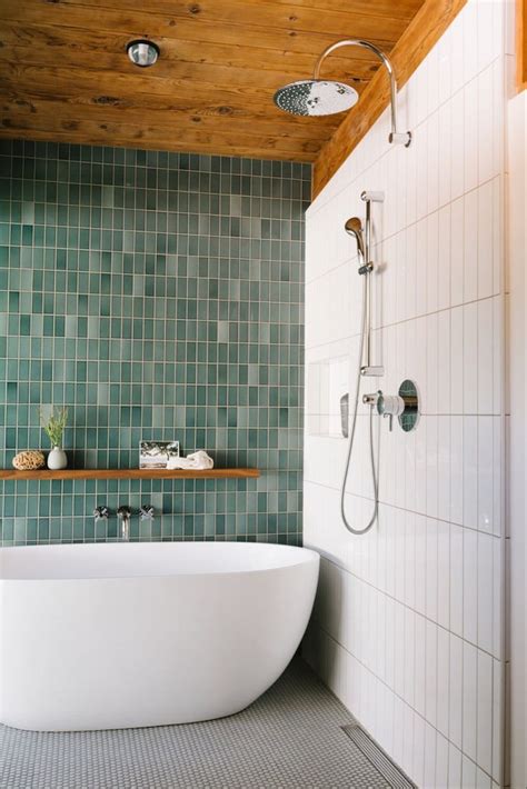 Pin By Kesslyr Dean On Home Ii In 2020 Modern Bathroom Tile Green