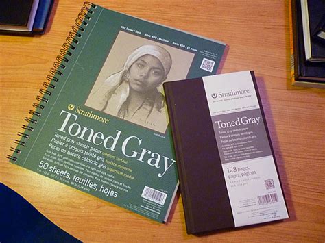 strathmore series 400 “toned gray” sketchbooks