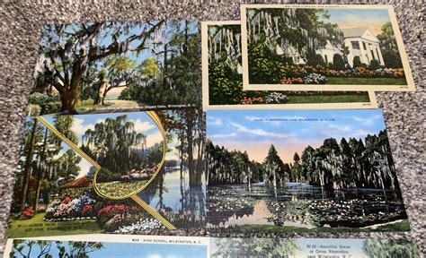 Vintage Linen Wilmington North Carolina Postcards Almost All Unused Ebay