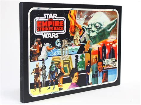 Star Wars: The Empire Strikes Back Vintage Carry Case Wood Art Plaque
