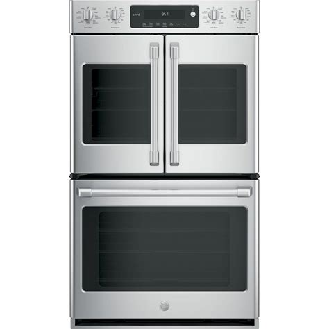Ge 27 In Double Electric Wall Oven Self Cleaning With Steam Plus