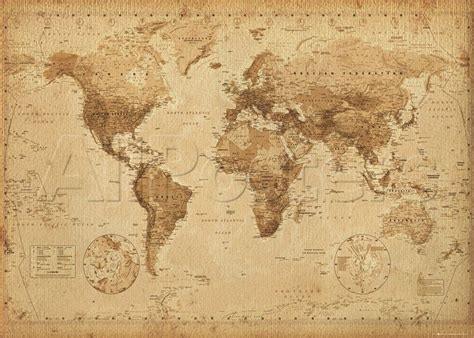 Carte Du Monde Antique Mapamundi Pinterest World Map Poster The Best