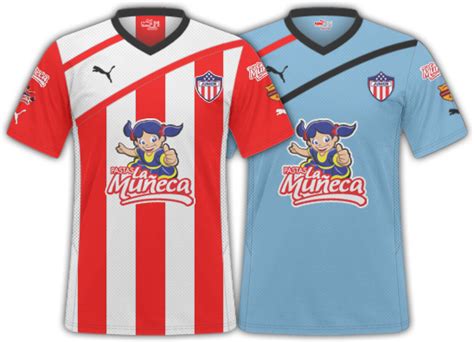 Socio de la división mayor del futbol de colombia. Mundial Futbol Shirts: Junior de Barranquilla 2011-2012 ...