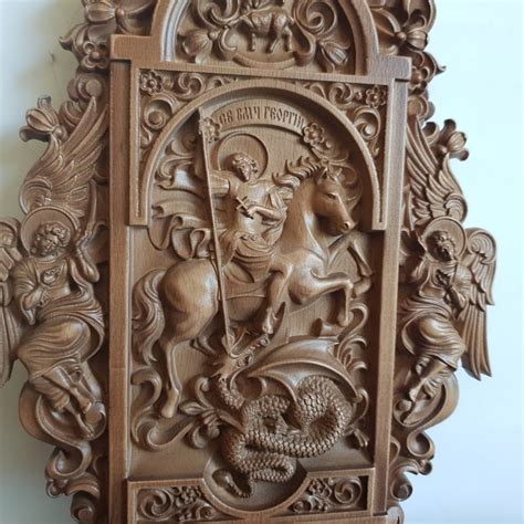 Byzantine Art Wood Carving Woodcarving Hd Image