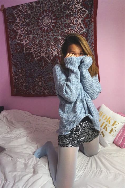 Blue Colored Tights Outfit Inspo Winterfashion Colored Tights Outfit