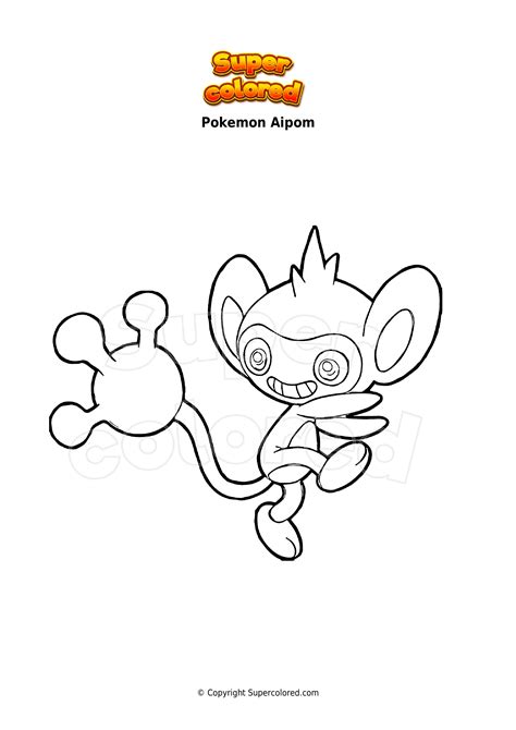 40 Best Ideas For Coloring Pokemon Aipom Coloring Pages