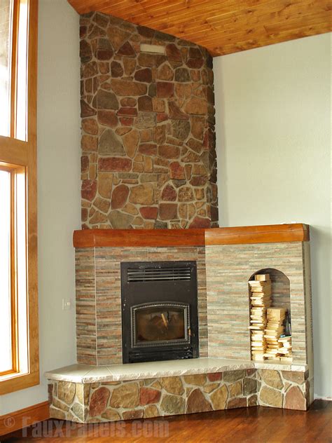 How To Install Stacked Stone Veneer On Fireplace Fireplace Guide By Linda