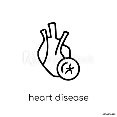 Heart Disease Icon At Collection Of Heart Disease