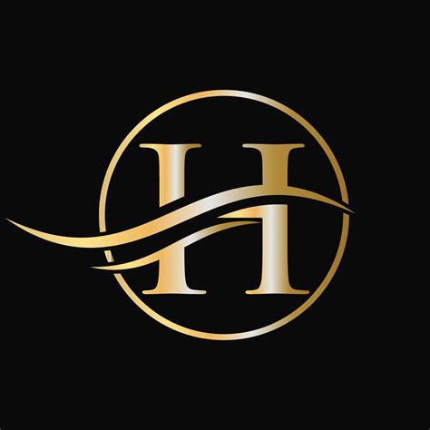 Letter H Logo Design For Business And Company Identity With Luxury
