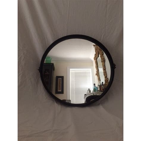20 best ideas pivot mirrors for bathroom | mirror ideas. Round Pivot Iron Mirror | Chairish