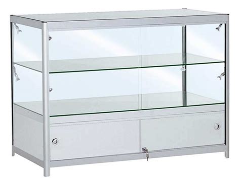 Glass And Storage Display Counter 1200mm Experts In Display Cabinets Cg Cabinets