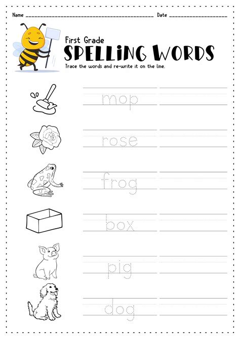 Spelling English Worksheets For Class 2 2nd Grade Spelling Worksheets
