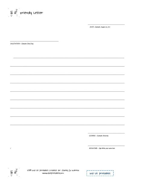 Free Editable Business Letter Template Free Printable Templates