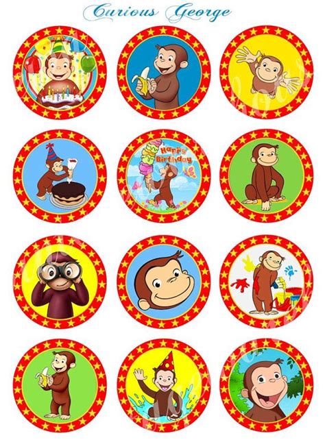 Kids will have fun strengthening hand muscles while practicing letters, math, and early literacy skills with these free curious george. 3 Best Images of Curious George Template Printable - Curious George Face Printables, Curious ...
