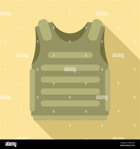 Body Armor Icon Flat Illustration Of Body Armor Vector Icon For Web