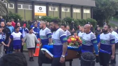 Students Give Fierce Emotional Haka At Jerry Collins Funeral Youtube