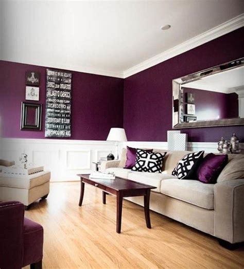 Wonderful Purple Living Room Themes Color Ideas Fabulous Purple