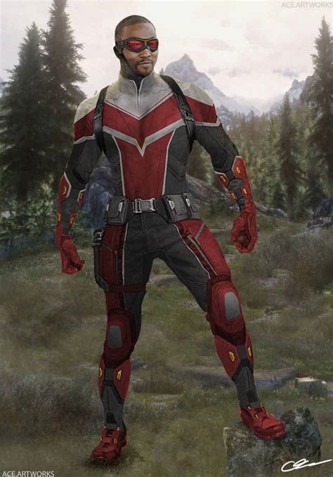 Mcu Phase 4 Falcon Suit Official Concept Art By Tytorthebarbarian On