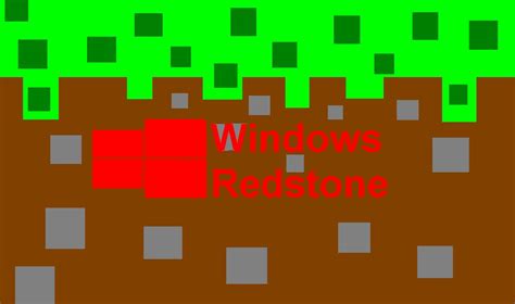 Windows Redstone Wallpaper By P1gmanstudios On Deviantart
